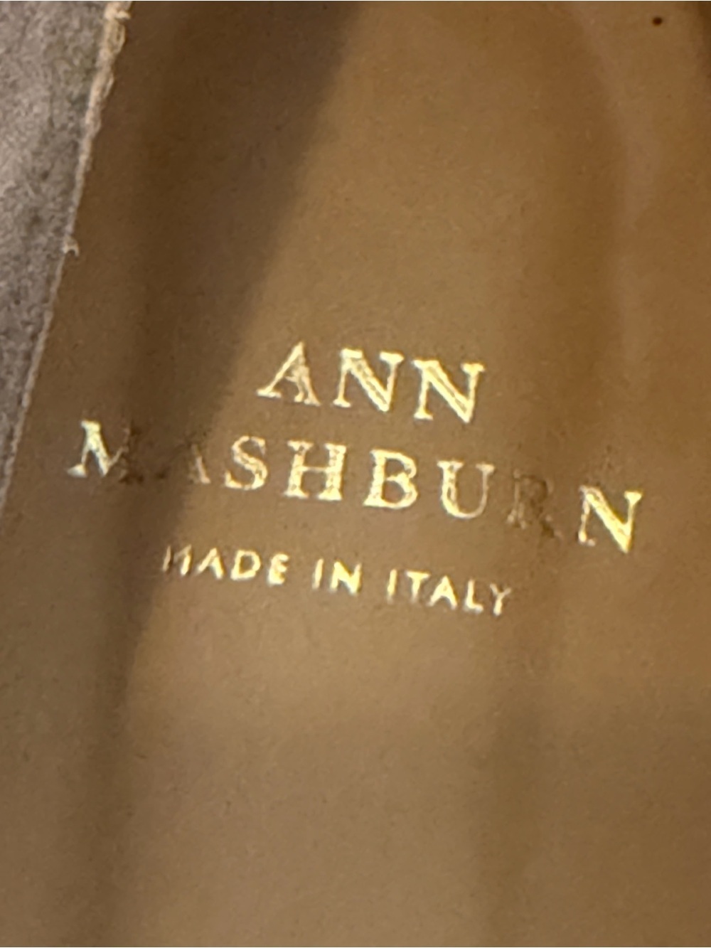 ANN MASHBURN Buckle Square Toe Ballet Flats Gray Suede Leather Shoes 40 9 9.5 - Picture 10 of 11
